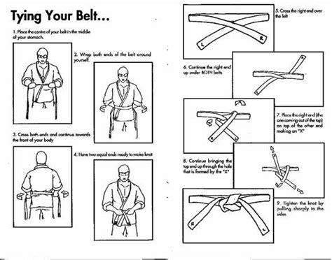 How to tie a karate belt. | Karate belt, Kyokushin, Karate quotes