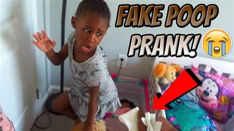 FAKE POOP PRANK ON THE KIDS! (FUNNY) | THE BH FAMILY - YouTube