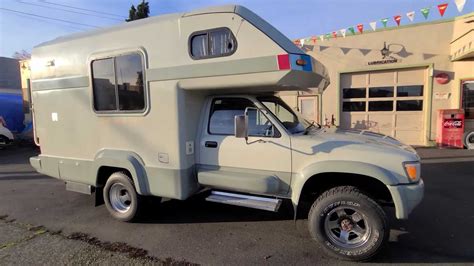 1993 Toyota Hilux Motorhome Is Ready For Rugged Camping Trips