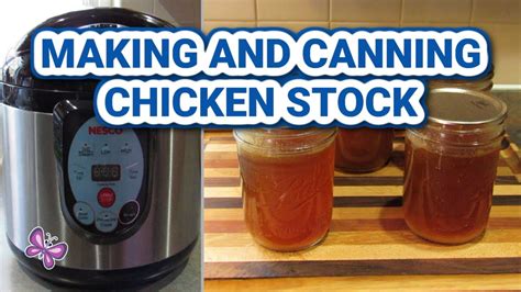 Making and Pressure Canning CHICKEN STOCK | NESCO SMART ELECTRIC ...