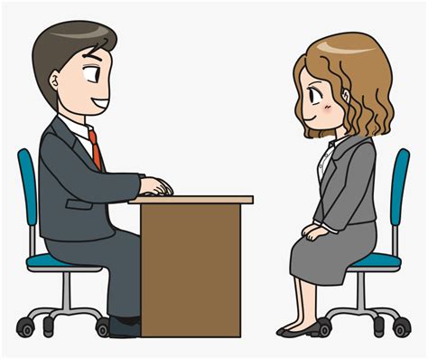 Interview Png Transparent Images - Clip Art Job Interview, Png Download - kindpng