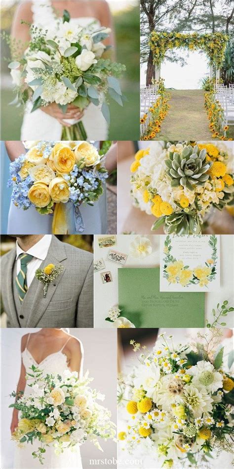 20+ Green and Yellow Wedding Ideas to Blow Your Mind Away - Mrs to Be | Yellow wedding flowers ...