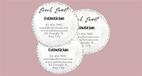 Unique Esthetician Business Cards Ideas for 2024 | zolmi.com