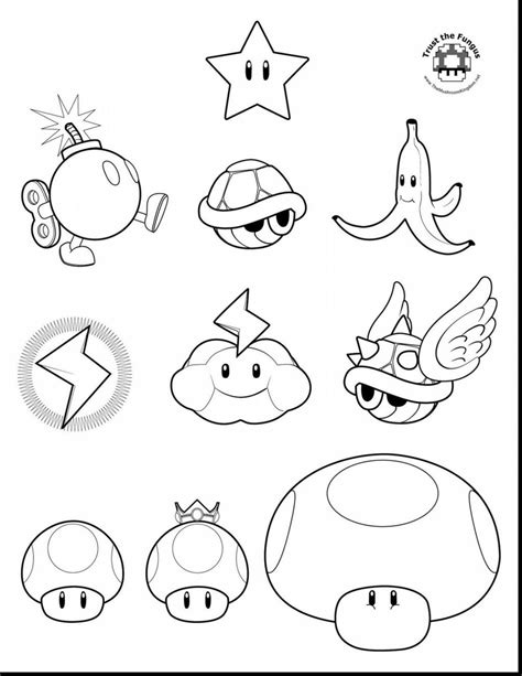 Super Smash Bros Coloring Pages Toad Line Drawing - Free Printable Coloring Pages