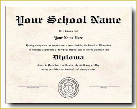 Free Ged Template Download Of High School Diploma Template Printable ...