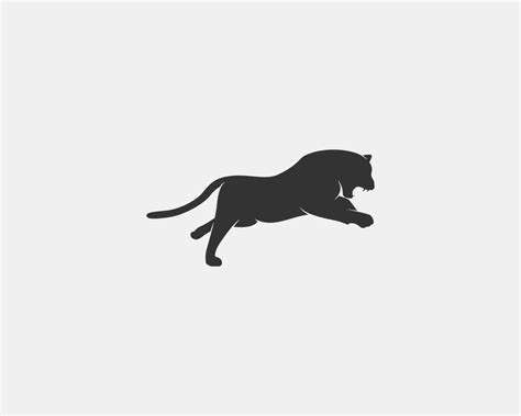 jaguar vector silhouette 11950650 Vector Art at Vecteezy