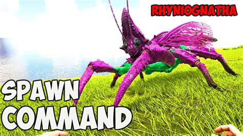 Rhyniognatha ARK Spawn COMMAND | How To Summon RHYNIOGNATHA Ark CODE 2023 - YouTube