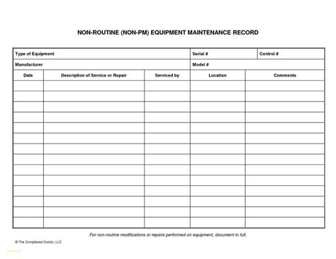 Farm Equipment Maintenance Log Spreadsheet Spreadsheet Downloa farm ...