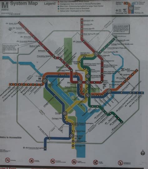 DC Metro Map | At the National Mall and in the Montgomery Co… | Flickr