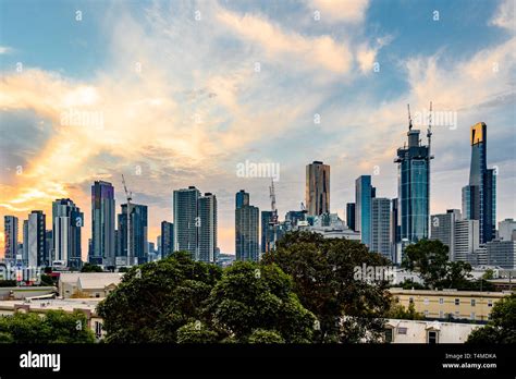 Melbourne City Skyline Stock Photo - Alamy