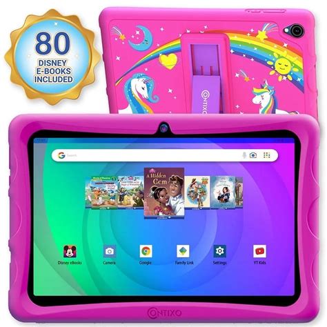 Contixo 10" Android Kids Tablet 64GB, Includes 80+ DisneyStorybooks ...