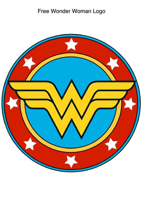 Printable Wonder Woman Logo - Printable Word Searches