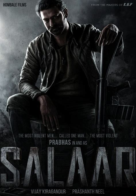 Prabhas to unleash his dark side in 'Salaar', first look poster out ...