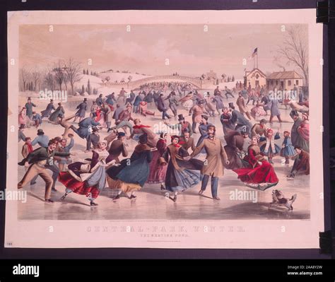 Citation/Reference: Eno 364++; Central-Park, winter. The skating pond. New York Stock Photo - Alamy
