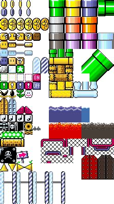 SNES - Super Mario World - General Tiles | Super mario coloring pages, Super mario art, Mario ...