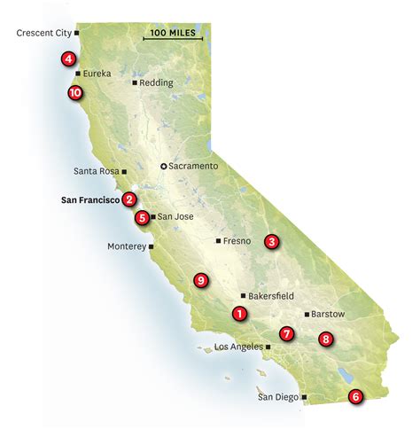 Earthquake Risk Map California - Sammy Coraline