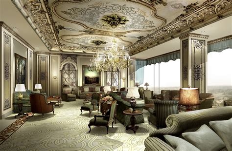 Luxury Antechamber with Stylish Ceiling Decor 3D Model .max .3ds - CGTrader.com