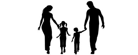 Parent Child Father Family - silhouette family png download - 1446*582 - Free Transparent Parent ...