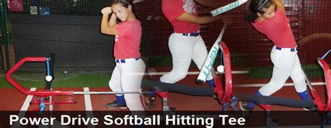 Softball Hitting Tee | Pro Power Drive Swing Trainer Tee - Batter Up IND