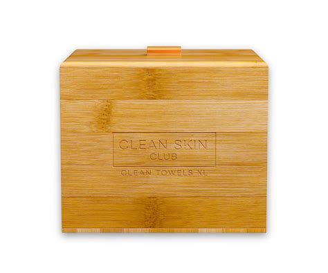 Luxe Bamboo Box with Cover – Clean Skin Club