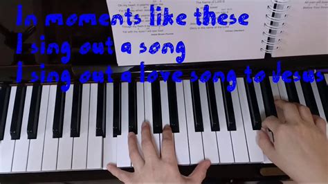 In Moments Like These (lyrics chords piano) - YouTube