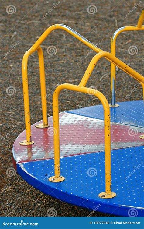 Playground Merry Go Round stock photo. Image of park - 10977948