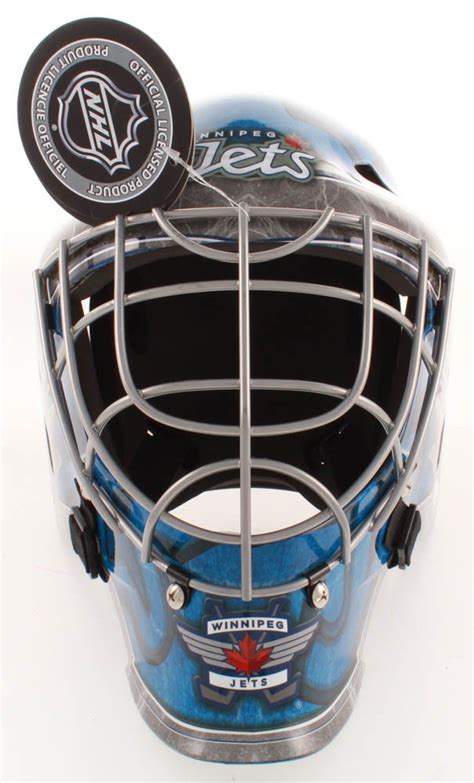 Connor Hellebuyck Signed Jets Full-Size Goalie Mask (JSA COA ...