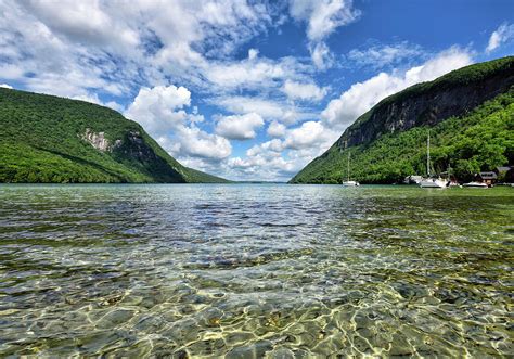 Lake Willoughby - formed by glaciers Photograph by Brendan Reals - Pixels