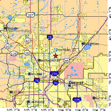 Thornton, Colorado (CO) ~ population data, races, housing & economy