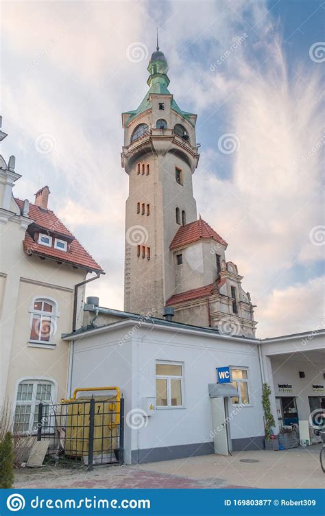 Tower of the Lighthouse in Sopot at Sunset Editorial Photography - Image of polish ...