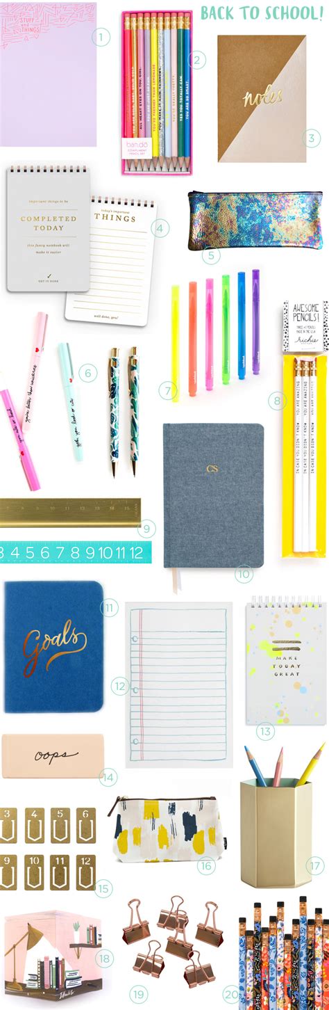 Stationery A-Z: Back to School Supplies!