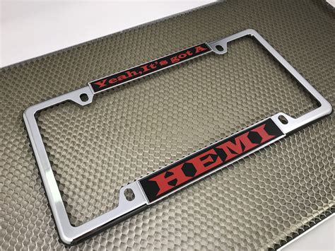 Pin by www.BestLicensePlateFrames.com on Thin-Top Custom License Plate Frames | Custom license ...