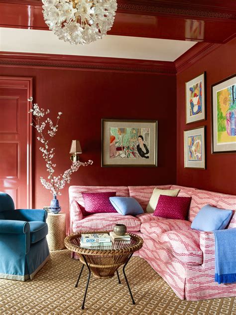 Crimson | Wall decor living room, Living room color schemes, Living ...