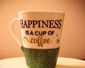 Items similar to Funny Coffee Mug - Funny Mug - Ceramic Mug - Coffee Mug Humor-Happiness mug- on ...