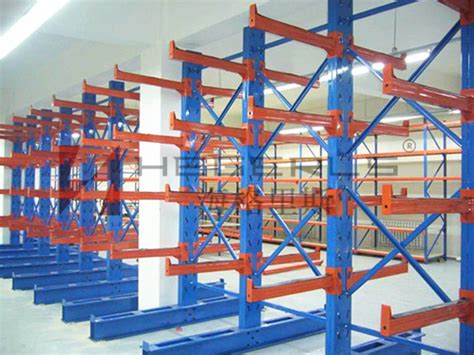 china heavy duty double sided cantilever rack system for MDF pipe warehouse storage