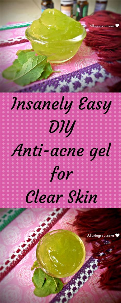 Your Own DIY Acne Gel That Works | Recipe | Acne gel, Homemade acne treatment, Diy acne treatment