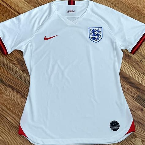 ENGLAND WOMEN TEAM 2019/2020 FOOTBALL SHIRT JERSEY... - Depop