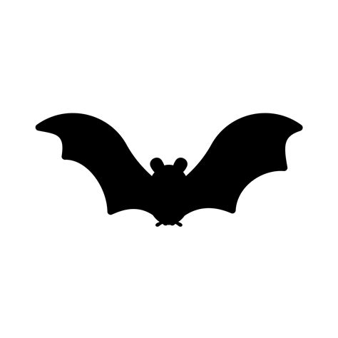 Bat vampire vector. scary ghost bat silhouette Flying out to suck blood ...