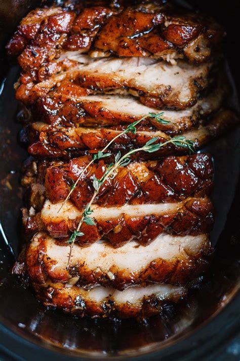 Slow cooker pork belly with honey balsamic glaze – Artofit