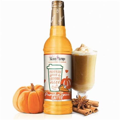 Skinny Mixes Sugar Free Pumpkin Spice Latte Syrup - 750ml: Fall Flavor