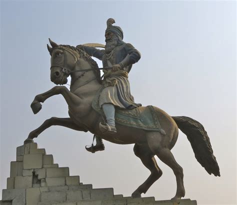 Equestrian statue of Jassa Singh Ramgarhia in Amritsar, Punjab India