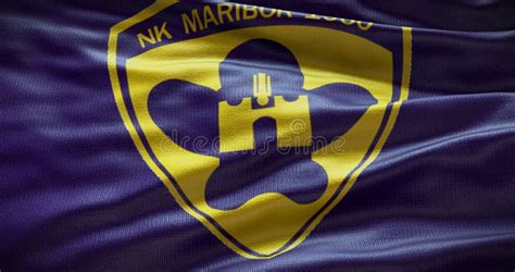 Barcelona, Spain - 17 September 2022: NK Maribor FC Football Club, Soccer Team Logo. 3D ...