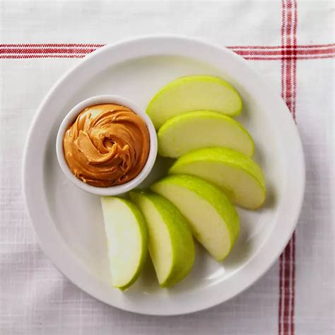 Apple Slices with Peanut Butter Snack Recipe from H-E-B