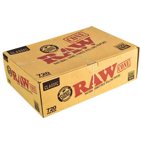 RAW Classic Single Size Bulk Cones - 720 Pack