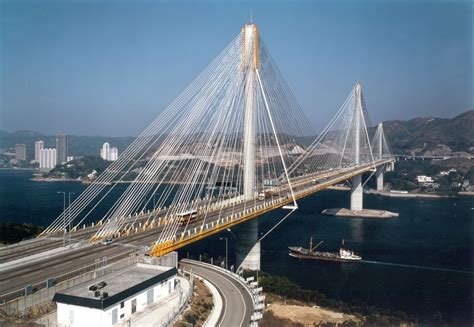 Ting Kau Bridge in Hong Kong