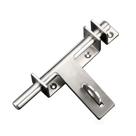 Stainless Steel Door Latch Sliding Lock Barrel Bolt Latch Thicken Gate Safety Lock Hasp Door ...