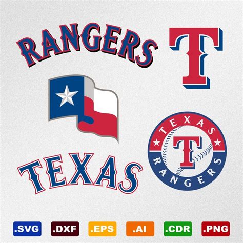 Texas Rangers Logo Vector at Vectorified.com | Collection of Texas ...