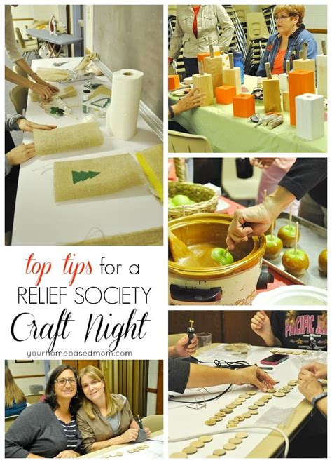 Top Tips for a Relief Society Craft Night - Your Homebased Mom