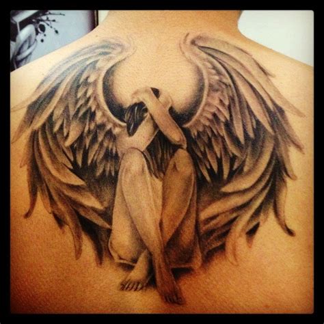 Tattoo done by Irezumi Shadow | Fallen angel tattoo, Angel tattoo for ...