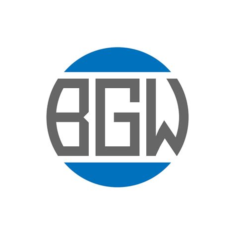 BGW letter logo design on white background. BGW creative initials ...